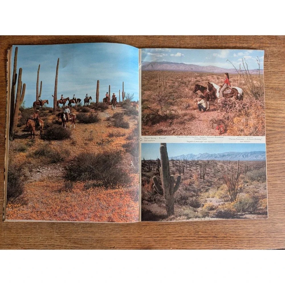 Arizona Highways Magazine Feb 1958 Tucson Sunshine City In The Desert Vintage